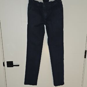 Abercrombie Kids Navy Blue Chino Pants Boys Sz 15/16 Slim